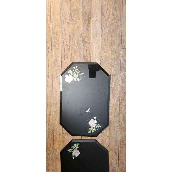 Vintage Japanese Seving Trays set of 2 - Picture 2 of 5